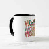 Ho Ho Ho Merry Christmas Santa mug Tasse (Vorderseite Links)