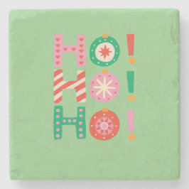 HO HO HO MERRY CHRISTMAS SEASONAL GIFT STEINUNTERSETZER