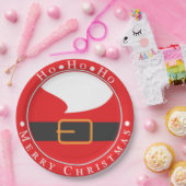 Ho Ho Ho Merry Chritmas Pappteller (Party)