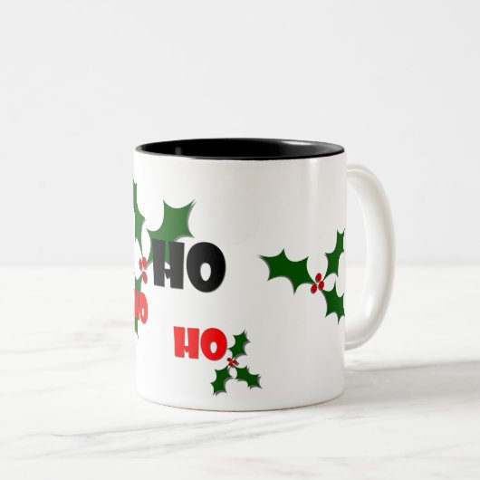 Ho Ho Ho Mistletoe Tasse (VorderseiteRechts)