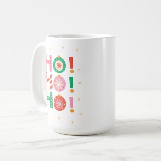 Ho! Ho! Ho! Mug Kaffeetasse (Vorderseite Links)