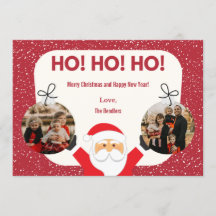 Ho! Ho! Ho! Multi-Foto-Urlaubskarte