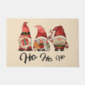 Ho Ho Ho! Niedlich Gnomes Nordic Christmas Kichen Fußmatte (Vorderseite)
