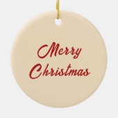 Ho Ho Ho! Niedliche nordische Gnomes Weihnachten Keramik Ornament (Hinten)