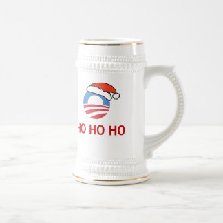 Ho Ho Ho Obama Stein Bierglas
