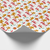 Ho Ho Ho Oh nein! T-Shirt Geschenkpapier (Ecke)