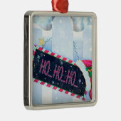 Ho Ho Ho Ornament Aus Metall (Rechts)