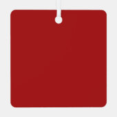 "Ho ho ho"ornament Ornament Aus Metall (Rückseite)