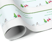 Ho Ho Ho Papier Geschenkpapier (Rolleneckpunkt)