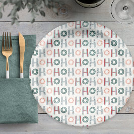 Ho Ho Ho Papierplatte Pappteller