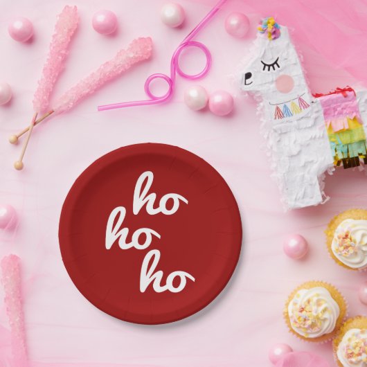 Ho-ho-ho Pappteller (Party)
