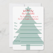 Ho! Ho! Ho! Party-Einladung Einladung (Rückseite)