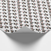 Ho Ho Ho PENGUIN Geschenkpapier (Ecke)