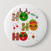 Ho Ho Ho Pharmacy Christmas Squad Xmas Button (Vorderseite)