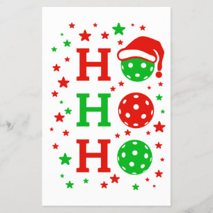 Ho Ho Ho Pickleball - Funny Christmas Sports Flyer
