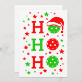 Ho, Ho, Ho Pickleball Weihnachten (Vorne/Hinten)