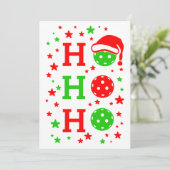 Ho, Ho, Ho Pickleball Weihnachten (Stehend Vorderseite)