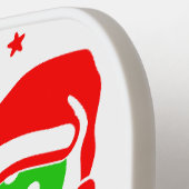 Ho, Ho, Ho Pickleball Weihnachten Schläger (Linke Seite)