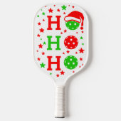 Ho, Ho, Ho Pickleball Weihnachten Schläger (Rückseite)
