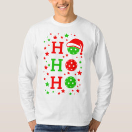 Ho, Ho, Ho Pickleball Weihnachten T-Shirt