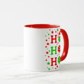 Ho, Ho, Ho Pickleball Weihnachten Tasse (VorderseiteRechts)