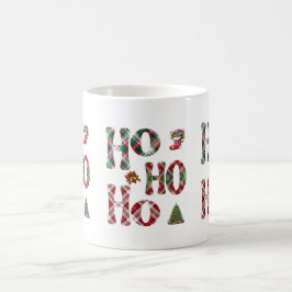 Ho Ho Ho Plaid Christmas  Kaffeetasse