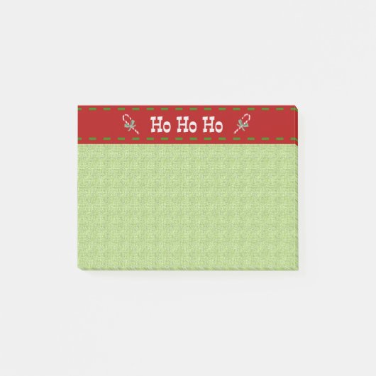 Ho Ho Ho Post-it Klebezettel (Vorderseite)