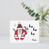 ho ho ho postkarte (Stehend Vorderseite)