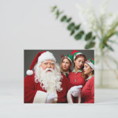 Ho! Ho! Ho! Postkarte (Stehend Vorderseite)