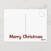 Ho! Ho! Ho! Postkarte (Rückseite)