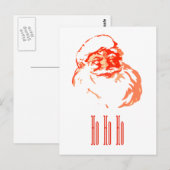 Ho Ho Ho Postkarte (Vorne/Hinten)