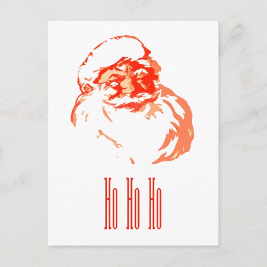 Ho Ho Ho Postkarte (Vorderseite)