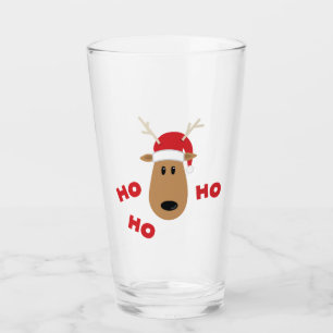 Ho Ho Ho Reindeer Glas