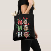 Ho Ho Ho Retriever Golden Weihnachten Tasche (Von Nahem)