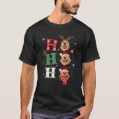 Ho Ho Ho Retrievers Golden Xmas Outfit Christmas C T-Shirt (Vorderseite)
