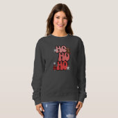 HO HO HO Retro Christmas Sweatshirt (Vorne ganz)