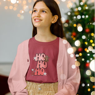 HO HO HO Retro Weihnachten T-Shirt