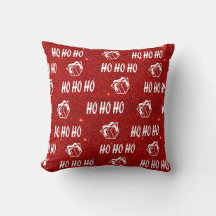 Ho Ho Ho Roter Weihnachtsmann Frohe Weihnachten Kissen