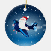Ho ho ho! Sankt auf dem Flugzeug, Verzierung Keramikornament (Vorne)