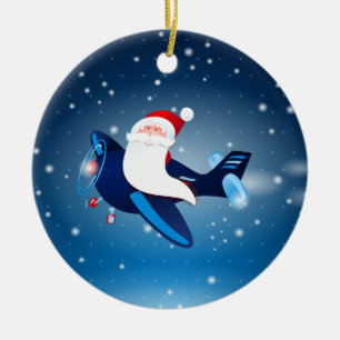 Ho ho ho! Sankt auf dem Flugzeug, Verzierung Keramikornament