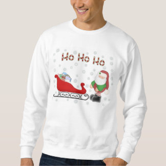 Ho Ho Ho Sankt-Pferdeschlitten Sweatshirt