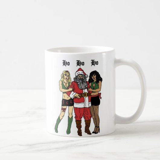 Ho Ho Ho Sankt-Tasse Kaffeetasse (Rechts)