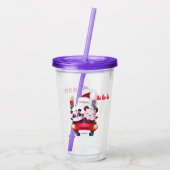 Ho Ho Ho Santa Acryltrinkbecher (Rückseite)