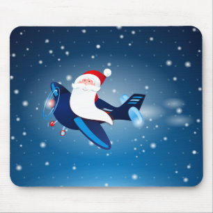 Ho ho ho! Santa auf dem Flugzeug, Mauspad