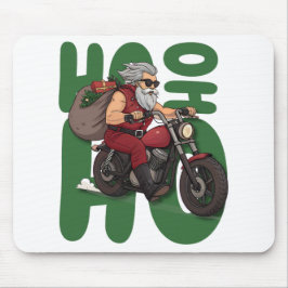 Ho Ho Ho Santa Biker Mousepad