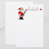 Ho Ho Ho Santa Briefpapier (Vorne/Hinten)