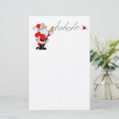 Ho Ho Ho Santa Briefpapier (Stehend Vorderseite)