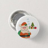 ho ho ho santa button (Vorne & Hinten)