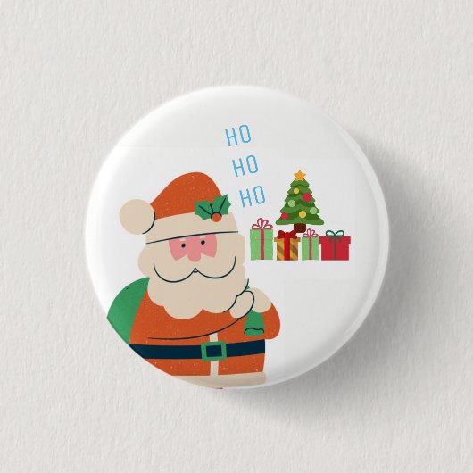 ho ho ho santa button (Vorderseite)