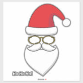 Ho Ho Ho Santa Claus Aufkleber (Blatt)